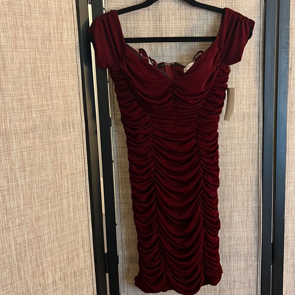 Row A ruched dress